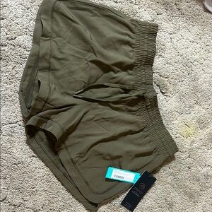 BNWT MPG women’s Olive Green Athletic Shorts size large